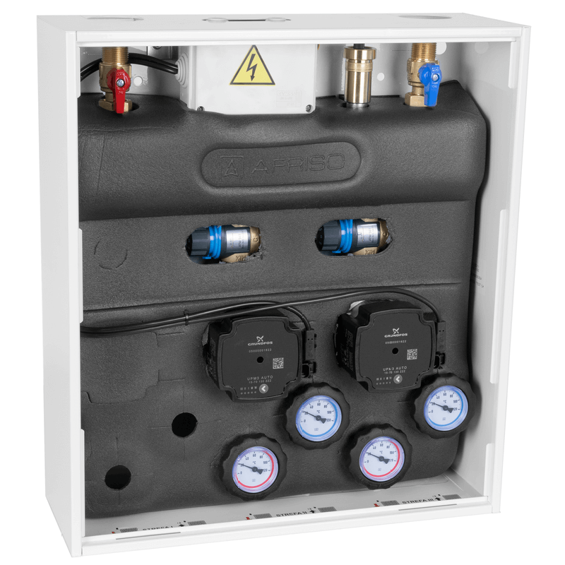 PrimoBox AZB 211 s THR, 2 okruhy s ATM termostatickým ventilem - AFRISO.CZ