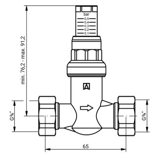 Přepouštěcí ventil diferenčního tlaku DÜ, přímé provedení - AFRISO.CZ