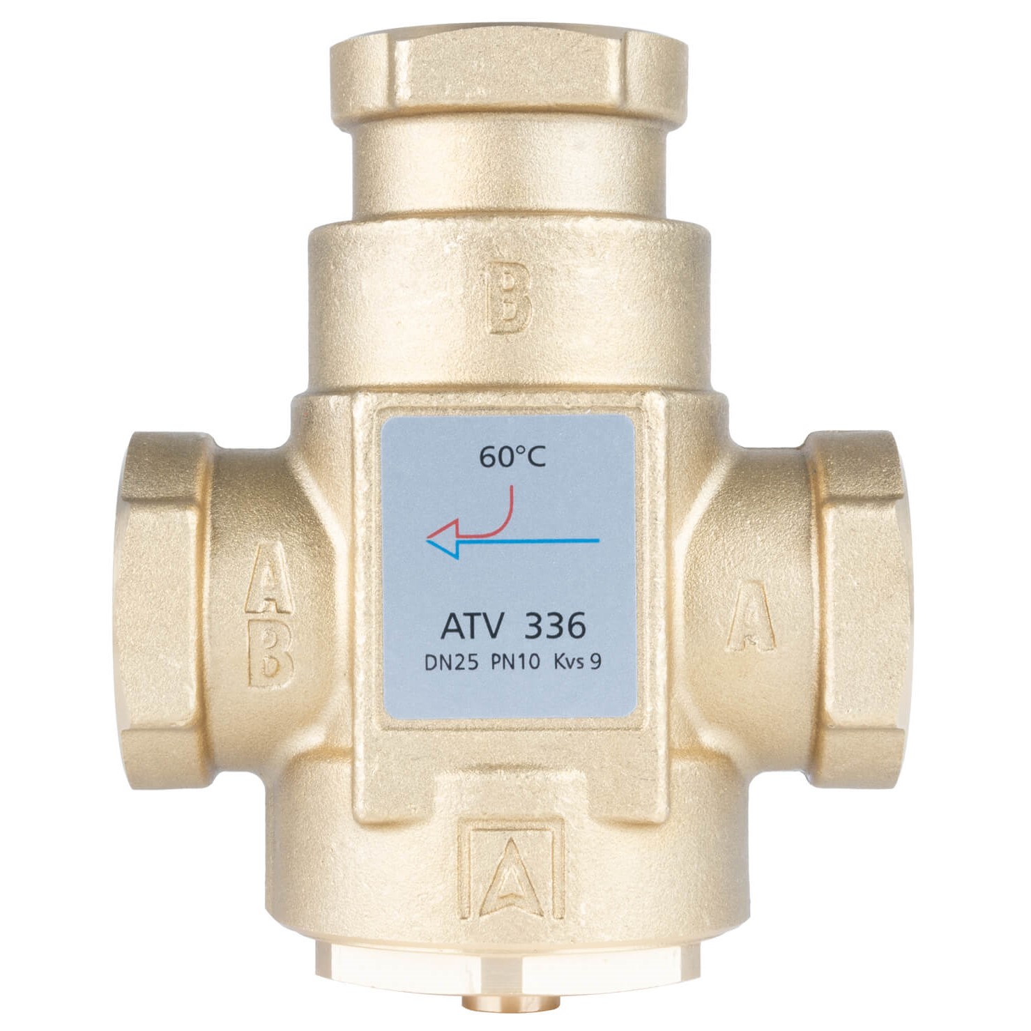 Termostatický ventil ATV 336, Rp1", 60 °C - AFRISO.CZ