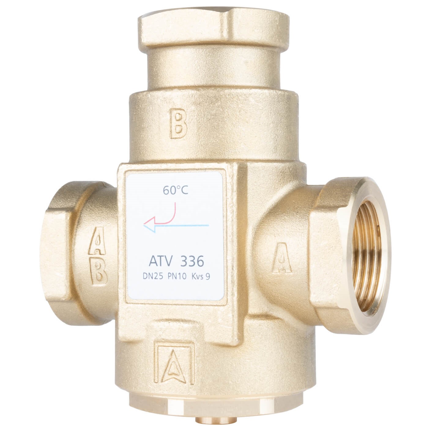 Termostatický ventil ATV 336, Rp1", 60 °C - AFRISO.CZ