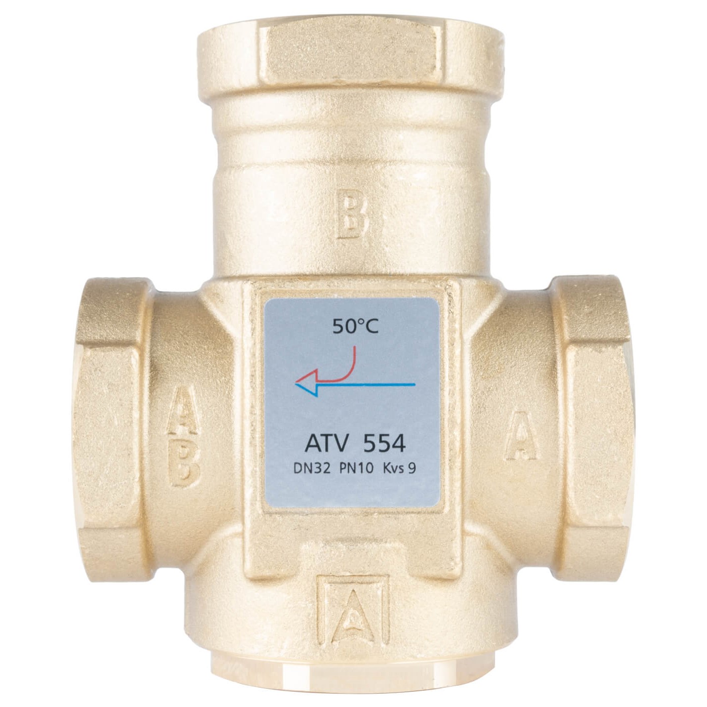 Termostatický ventil ATV 554, Rp1¼", 50 °C - AFRISO.CZ