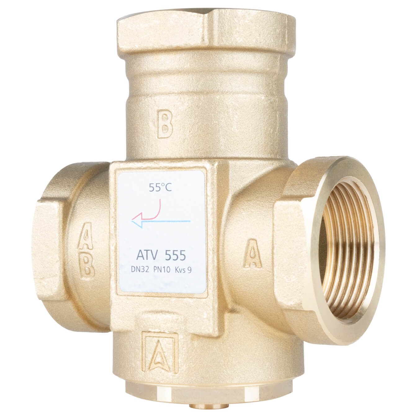Termostatický ventil ATV 555, Rp1¼", 55 °C - AFRISO.CZ
